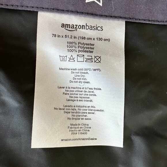 Amazon Basics Portable Blackout Curtain Shade with Suction Cups, 50" W x 78" L, - Picture 6 of 9